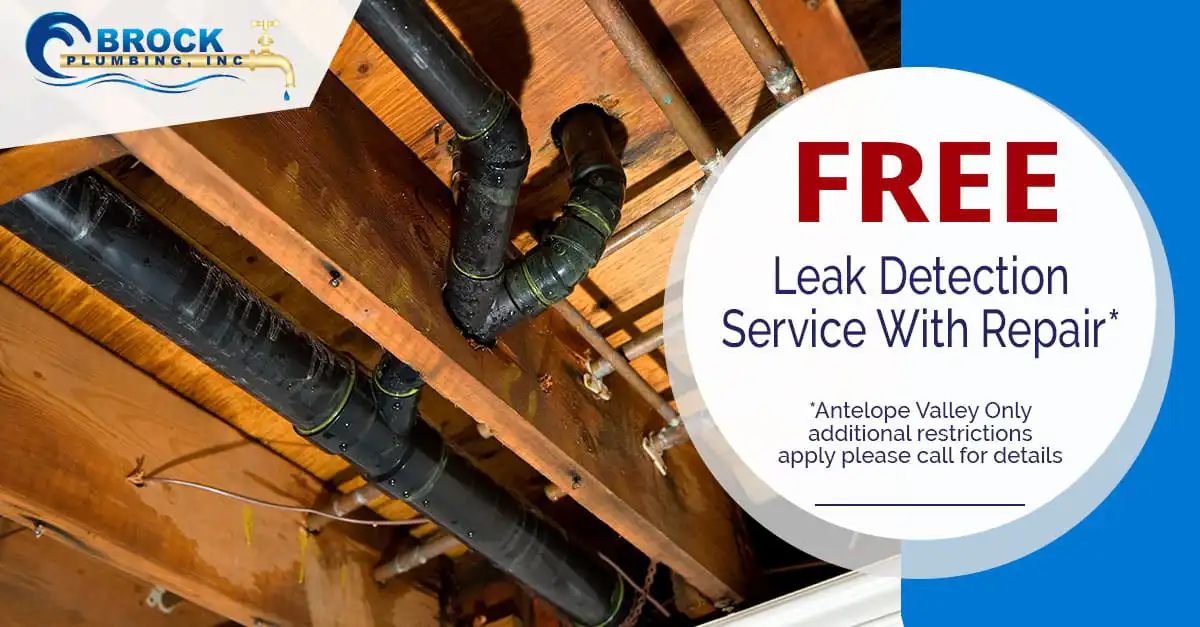 Electronic leak detection on a slab leak in a Lancaster, CA home