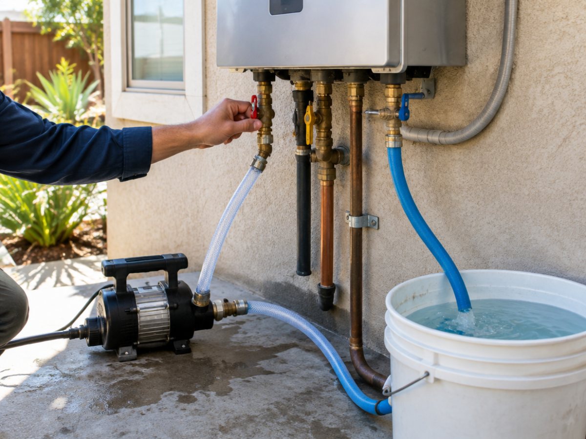 Tankless water heater maintenance in Palmdale, CA