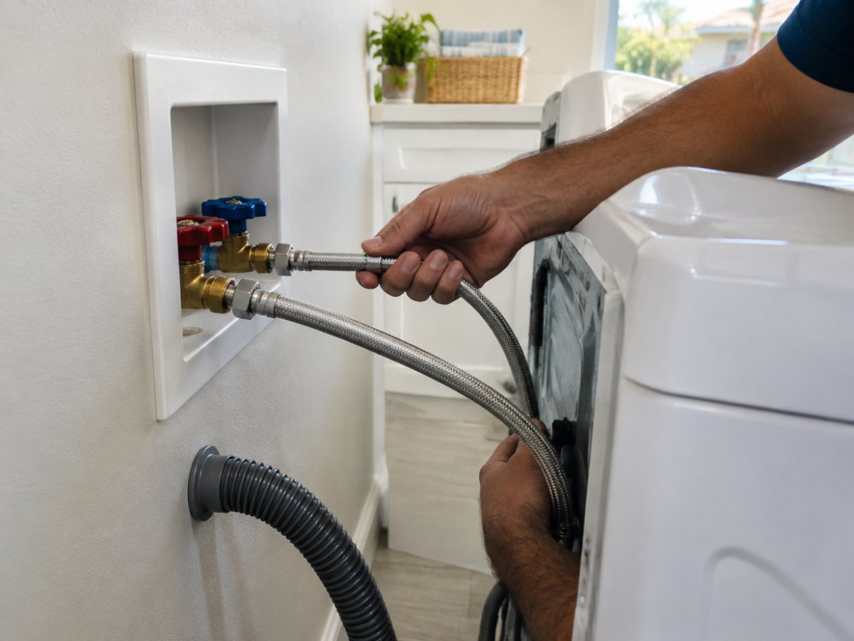 Washer line repair in Santa Clarita, CA