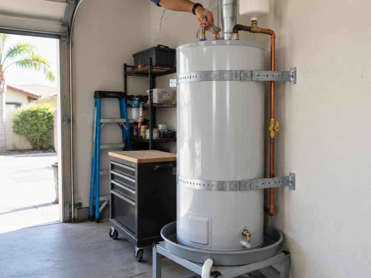 Water heater installation in Lancaster, CA